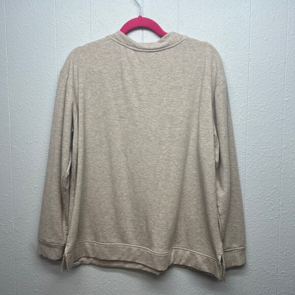 ORVIS Modal Blend Activewear Loungewear Soft Pullover Sweatshirt Womens Large - Picture 7 of 13
